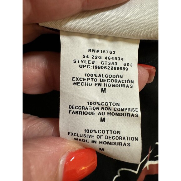 Champion T-shirt Mountain Men Size Medium Volcano Black Graphic Print EUC M - Picture 4 of 5